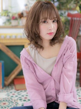 カバーヘア ブリス 志木南口駅前店(COVER HAIR bliss) 外国人風透け感ゆるふわカールロングウルフc5志木20代30代40代