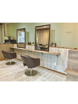 【久留米/津福駅徒歩2分】女性スタッフのみのリラックスできるサロン《nico HAIR》*駅チカで通いやすさも◎