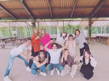ヘアーアート リオン バイニューヨークニューヨーク(hair art Le Riow byNYNY)の雰囲気（BBQをした時の写真です。みんな仲良くワイワイ！！）