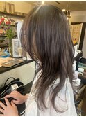 1ブリーチのラベンダーベージュ