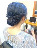 大人っぽいアップヘア