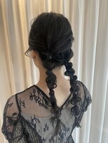 オレンジ 十三店(ORANGE)&nbsp;ヘアアレンジ/お呼ばれヘア/ツインアレンジ