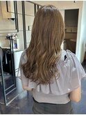 ブリーチなしで明るめベージュ