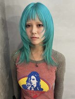 ペレ 梅田(PELE) 前髪/アンブレラカラー/こなれミディ/イメチェン/ウェーブパーマ