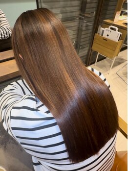 タスメット(+Met.)の写真/【東岡山/赤磐】雨にも負けない！艶サラ美髪で毎日のスタイリングが楽しくなる♪　#髪質改善 #縮毛矯正
