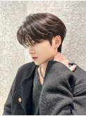 ◆韓国大宮メンズセンターパートマッシュカルマヘア
