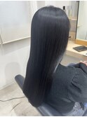 ブルーブラック×髪質改善トリートメント
