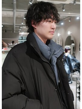 ダブ ムート(DaB MUUT) メンズマッシュウルフメンズニュアンスウルフメンズウルフパーマ