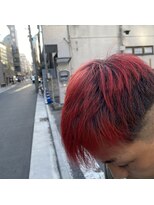 アオ 岡野 横浜(a-o)&nbsp;メンズ×レッド