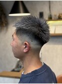スキンフェードシルバー
