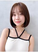 Say.イメチェンショートボブ美髪外ハネボブワイドバング表参道
