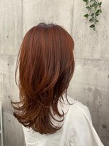 ヘアーメイク フィール ルア(FEEL Lua)&nbsp;レッドオレンジカラー