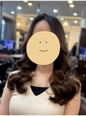 韓国風のコテ巻き風パーマが可愛いので見てください！【貴也】