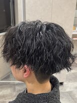 ハッシュタグネイビー 仙台駅前店(#NAVY) ツイストスパイラル仙台美容室波巻きシャドウパーマサーフカール