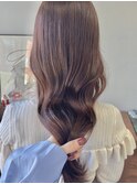 冬の艶髪◎暖色こっくりブラウン髪質改善カラー艶髪大人可愛い