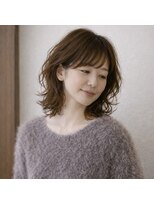 スープレックス ヘアーデザイン(SOUPREX HAIR DESIGN)&nbsp;ミディアムレイヤーデジタルパーマ　20代 30代 40代 50代 60代