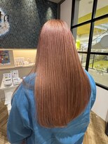 カシータフロル 岐阜店(Casita flor)&nbsp;【Casita flor岐阜北方】ブリーチ2回　ピンクベージュ