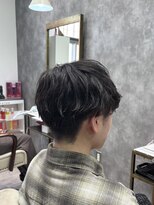 フォンド 津田沼(fond.) MEN’S HAIR/波巻きツイストスパイラル/リバースセンターパート