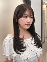 エスドットブルーム 梅田店(S.BROOM) 『小顔見せが叶う。結んでも可愛い《顔周りレイヤー》ロング』