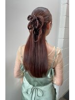 ノード(NODO) ハーフアップヘアアレンジ