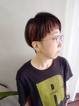 ラトリエコンタン(L´atelier Content) 30代40代50代おすすめ　刈り上げ×マッシュ×デザインカラー