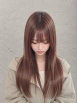ノッシュ 七隈店(Hair Spa Nosh)&nbsp;＃プレトワカラー ＃９レベル＃ピンクブラウン＃髪質改善カラー