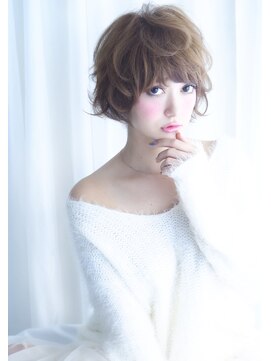 チェロ(Chelo) Chelo【ピュアホワイトブラウン♪ゆるふわショート☆】