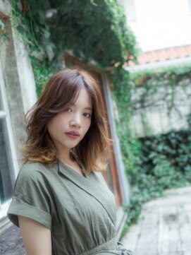 リアン 方南町店(Lian) お洒落☆グラデーションカラーミディ