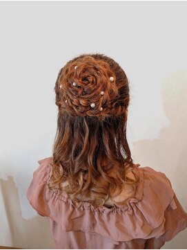 ココン(cocon) ハーフアップ