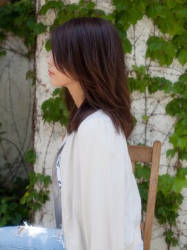 夢ヘア ビン(hair bim) ♪誰もが愛されるカジュアルセミディ♪【夢hair bim/池袋】