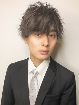 ジーナ 博多(Zina) 【Zina　】サイドグラデーション×七三オールバック