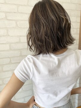 ココテラス(coco terrace) ボブ外国人風ハイライト☆ブリーチ/ケアブリーチ/ベージュ/韓国