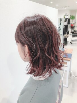 テジナ(tejina) カシスピンク×外ハネBOB