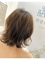 メローヘアー(mellow hair) 【ミディアムボブ☆シルクベージュ】