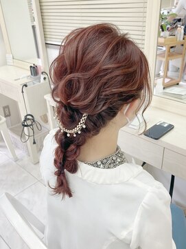 リサ 恵比寿(risa.) ウェーブのルーズ編み下ろし