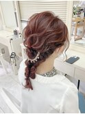 ウェーブのルーズ編み下ろし