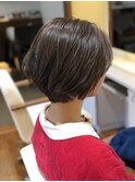 丸みショート 襟足すっきり♪