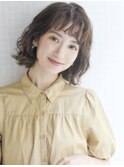 廣中優奈★大人ガーリーボブアレンジ 髪質改善ニュアンスカラー