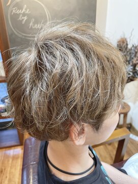 ルーエ バイ ヘアー(Ruhe by hair) ダブルカラー