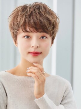 ミチオ ノザワ ヘアサロン ギンザ(Michio Nozawa HAIR SALON Ginza) 【池上まさよし 】ランダムカール大人可愛いエッジ大人ショート