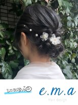 エマヘアデザイン(e.m.a Hair design) シニヨンアレンジ
