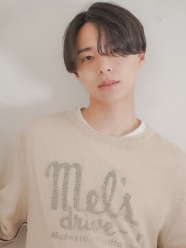 ジョエミバイアンアミ(joemi by Un ami) センターパート 簡単スタイリングのメンズヘア ビジネスマンヘア