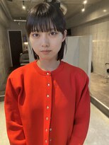 ソイリウム 下北沢(soi rium)&nbsp;質感の良いワイドバング　ボブ