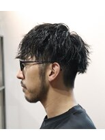 ウィスカーヘアー(whisker hair)&nbsp;ツーブロックマッシュ　ツイスパ
