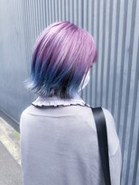 ボックスミコ(Box mico.)&nbsp;ラベンダー×ブルーブラック≪インナーカラー≫