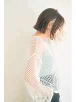 リトル 中野(little)&nbsp;大人クールな切りっぱなしボブ