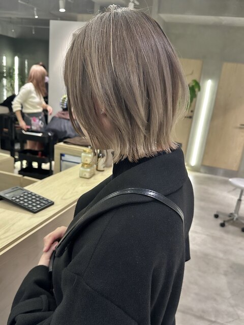 レイヤーボブ くびれボブ ボブ レイヤーカット ミディアムヘアー