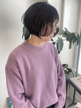 ヘアーアイスカルテット(HAIR ICI QUARTET) 大人可愛い大人美人小顔カットふんわりカールショコラアッシュ