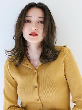 ガリカ 大名(Gallica) 【Gallica】透明感オリーブベージュ/顔周りレイヤー/透け感