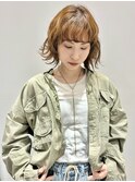 ボブパーマ/ベージュボブ